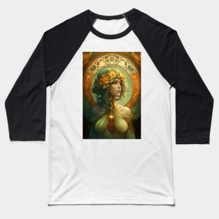 Gaia - The Goddess of Nature Baseball T-Shirt
